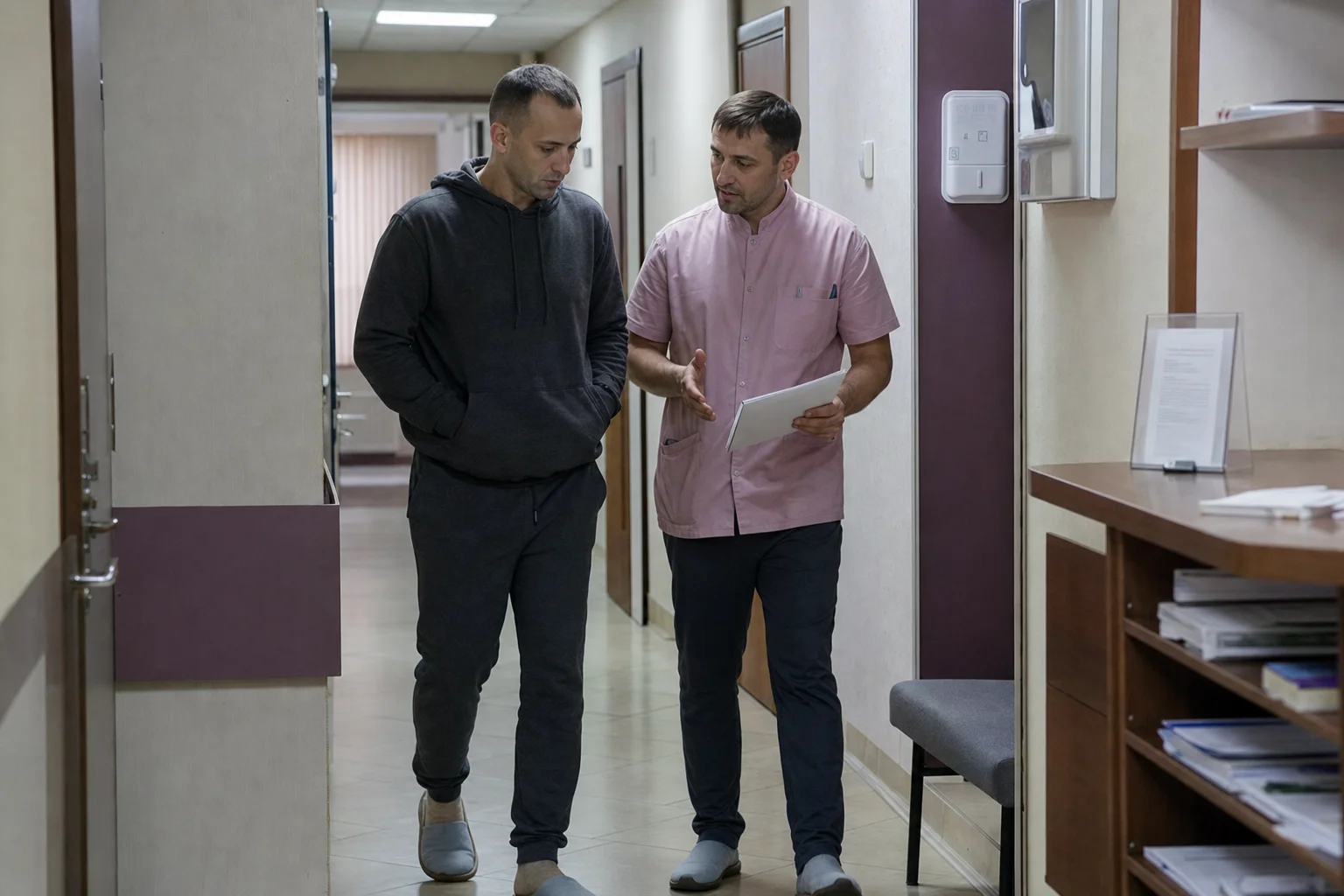 Специалист обсуждает лечение солевой зависимости